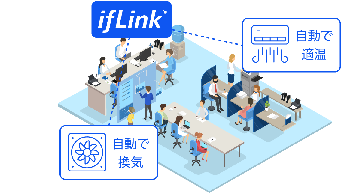 ifLinkによるシステムの拡張が可能
